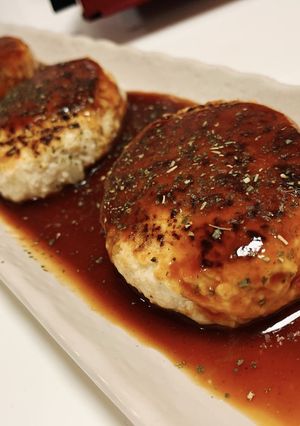 簡単☆豆腐ハンバーグ~洋風~-レシピのメイン写真
