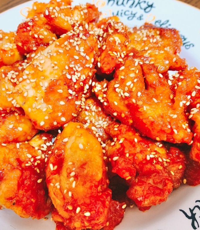 ご飯がススム！ヤンニョムチキン☆ by さきめし 【クックパッド】 簡単