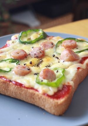 ピザソースなし！簡単本格ピザトースト-レシピのメイン写真