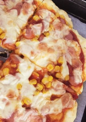 ホットケーキミックスでピザ-レシピのメイン写真