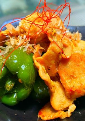 やみつき♪丸ごとピーマン豚肉ピリ辛煮-レシピのメイン写真
