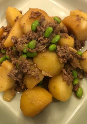 そぼろ肉じゃが-レシピのメイン写真