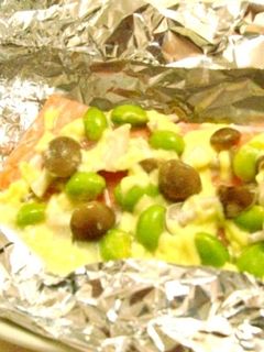 鮭のマヨネーズホイル包み焼き☆-レシピのメイン写真