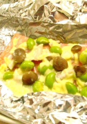 鮭のマヨネーズホイル包み焼き☆-レシピのメイン写真