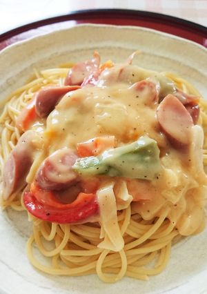 市販のルーで簡単パスタ-レシピのメイン写真