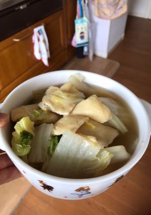 白菜と油揚げの白だし煮-レシピのメイン写真