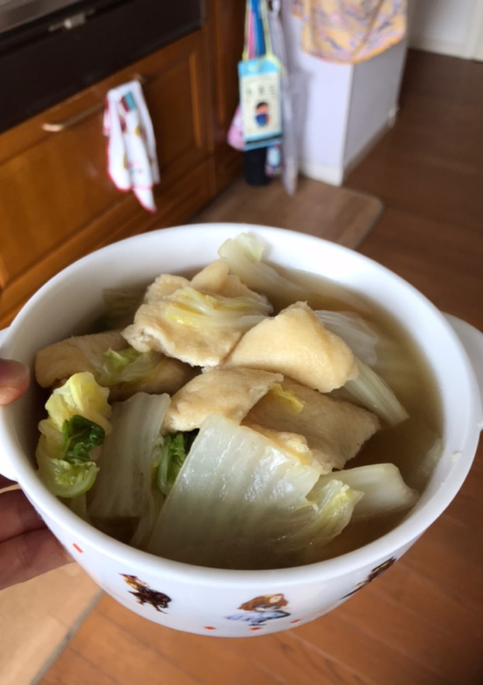 白菜と油揚げの白だし煮-レシピのメイン写真