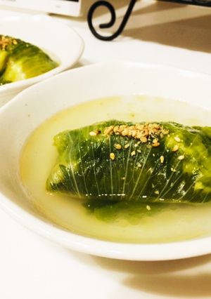 鶏胸ミンチと豆腐のロールレタス-レシピのメイン写真