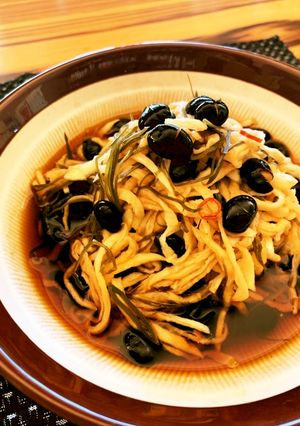 香ばし焙煎黒豆のまだか漬け -レシピのメイン写真