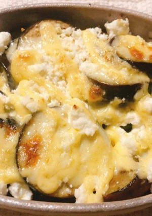 【カッテージチーズ消費】なすのチーズ焼き-レシピのメイン写真