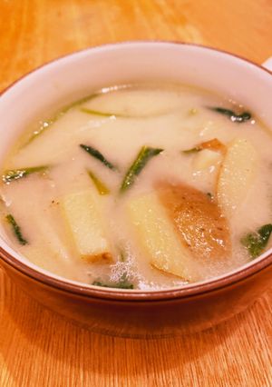 【休日のパパレシピ】ポパイミルクスープ-レシピのメイン写真