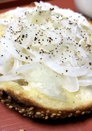 新玉ねぎの美味しいベーグル-レシピのメイン写真