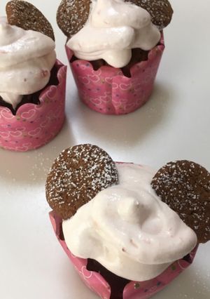 ディズニーストロベリーチョコマフィン風-レシピのメイン写真