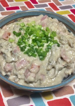 超簡単☆舞茸ベーコンきのこクリーム丼♫-レシピのメイン写真