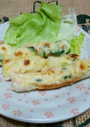 余ったポテサラでちくわグラタン-レシピのメイン写真