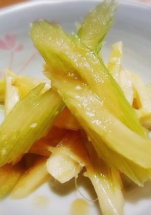 美味しいよ♡セロリ味噌漬け！-レシピのメイン写真