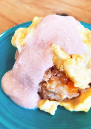 炊飯器で☆たらこソースのオムライス-レシピのメイン写真