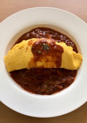 オム・ハヤシ-レシピのメイン写真