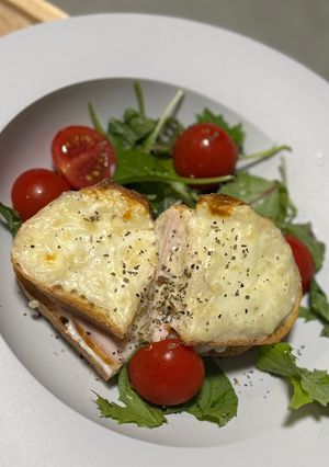 フランスパンのクロックムッシュ-レシピのメイン写真