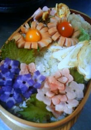 アジサイの弁当-レシピのメイン写真