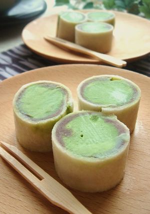 ひとくち抹茶のロールアイス-レシピのメイン写真