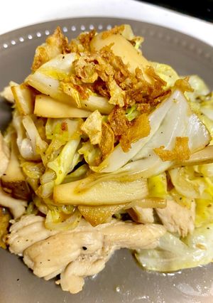 塩麹チキンと春キャベツのレモンペッパー-レシピのメイン写真