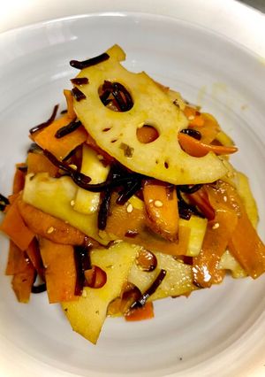 蓮根と人参の旨味昆布炒め-レシピのメイン写真