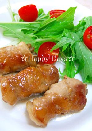 旦那が絶賛♡舞茸の豚肉巻き♡-レシピのメイン写真
