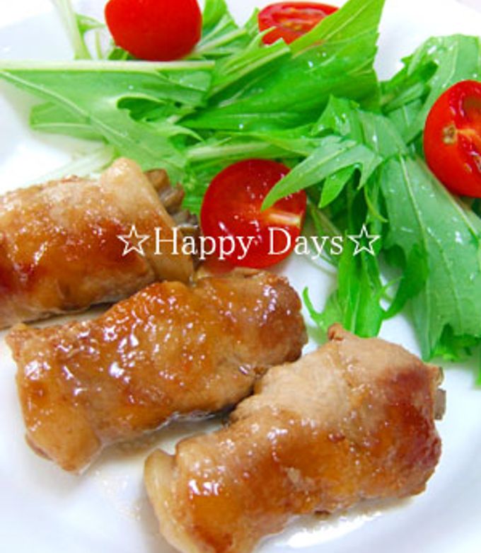 旦那が絶賛♡舞茸の豚肉巻き♡-レシピのメイン写真