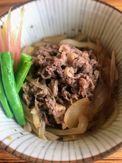 暑い時には手軽に★レンチン4分牛丼-レシピのメイン写真