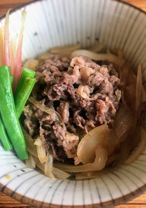 暑い時には手軽に★レンチン4分牛丼-レシピのメイン写真