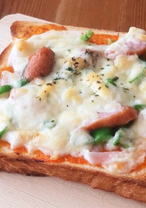 ピザトースト-レシピのメイン写真