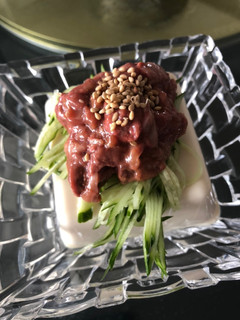 塩辛の冷奴〜豆腐-レシピのメイン写真