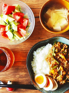 フライパン1つで!オリジナル山菜カレー-レシピのメイン写真