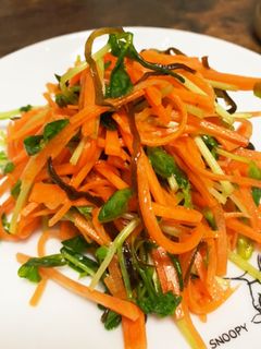 人参と豆苗のサラダ-レシピのメイン写真