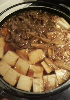 我が家の肉豆腐-レシピのメイン写真