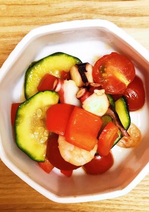 夏野菜の和風ガーリック炒め-レシピのメイン写真