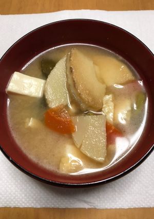 男の適当たけのこ味噌汁-レシピのメイン写真