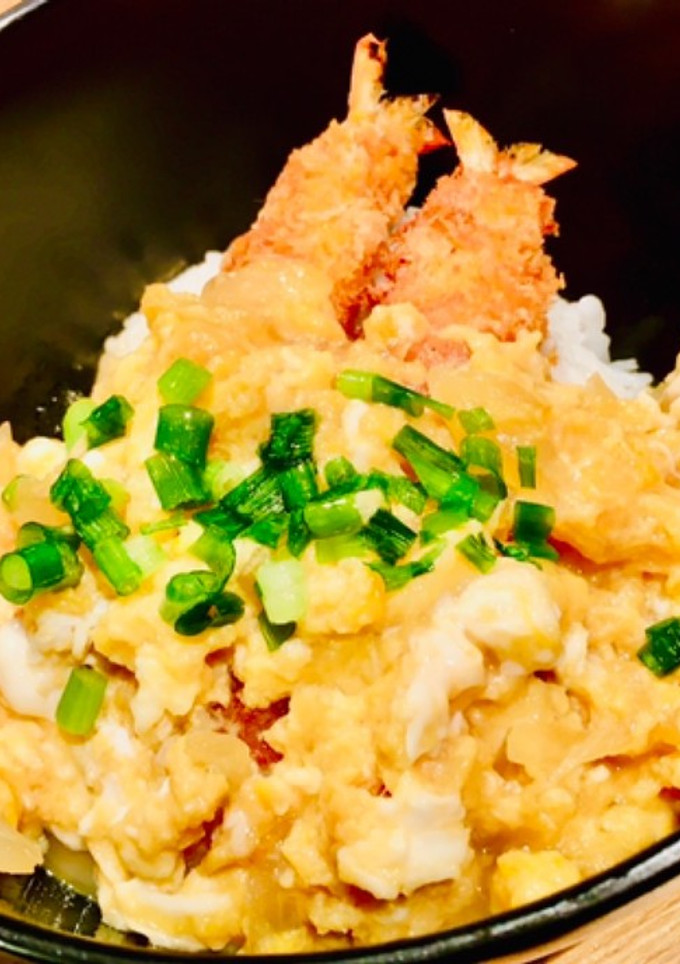 市販の冷凍エビの卵丼♡-レシピのメイン写真