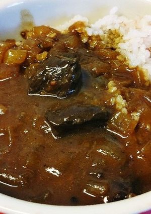 バリ辛カレーに牛サガリ。-レシピのメイン写真