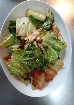 豚とキャベツの味噌炒め（簡略回鍋肉）-レシピのメイン写真