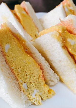明太マヨたまごサンド-レシピのメイン写真