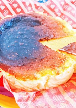 簡単♡美味しいバスク風チーズケーキ-レシピのメイン写真