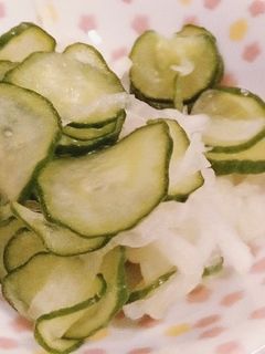 大根とキュウリの酢の物-レシピのメイン写真
