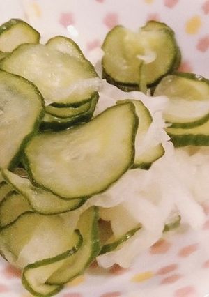 大根とキュウリの酢の物-レシピのメイン写真