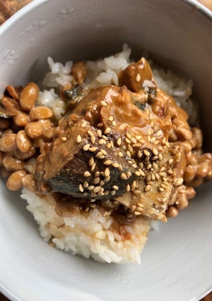 納豆とサバ缶のご飯-レシピのメイン写真