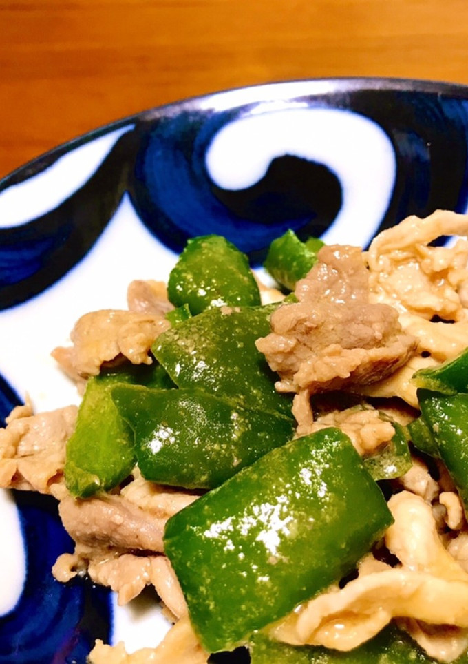 簡単！豚肉とピーマンの甘味噌炒め-レシピのメイン写真