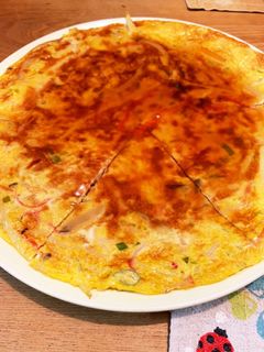 たけのこ入り五目卵焼きあんかけ-レシピのメイン写真