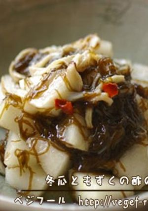 冬瓜ともずくの酢の物-レシピのメイン写真