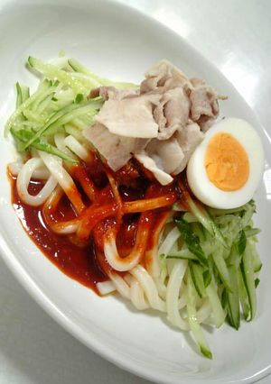 ピビン冷麺風うどん☆-レシピのメイン写真